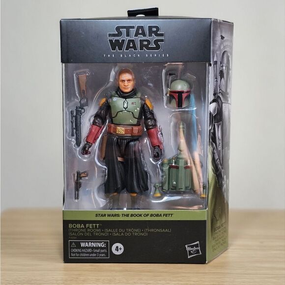 Star Wars Black Series Boba Fett Throne Room Action Figure 6" Jetpack Blasters - Picture 6 of 7